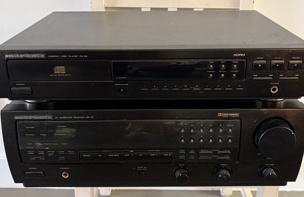 Marantz receiver en cd-speler - bied en ze zijn van jou, Ophalen, Gebruikt, Marantz