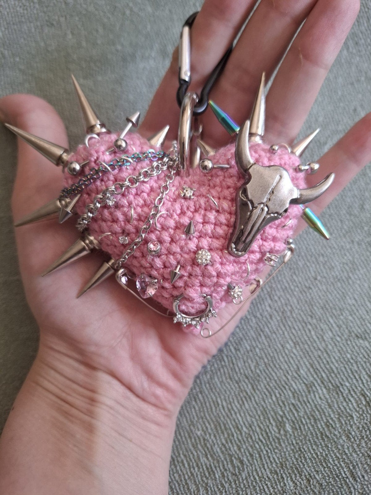 Piercing sleutelhanger, Ophalen of Verzenden, Nieuw, Overige materialen