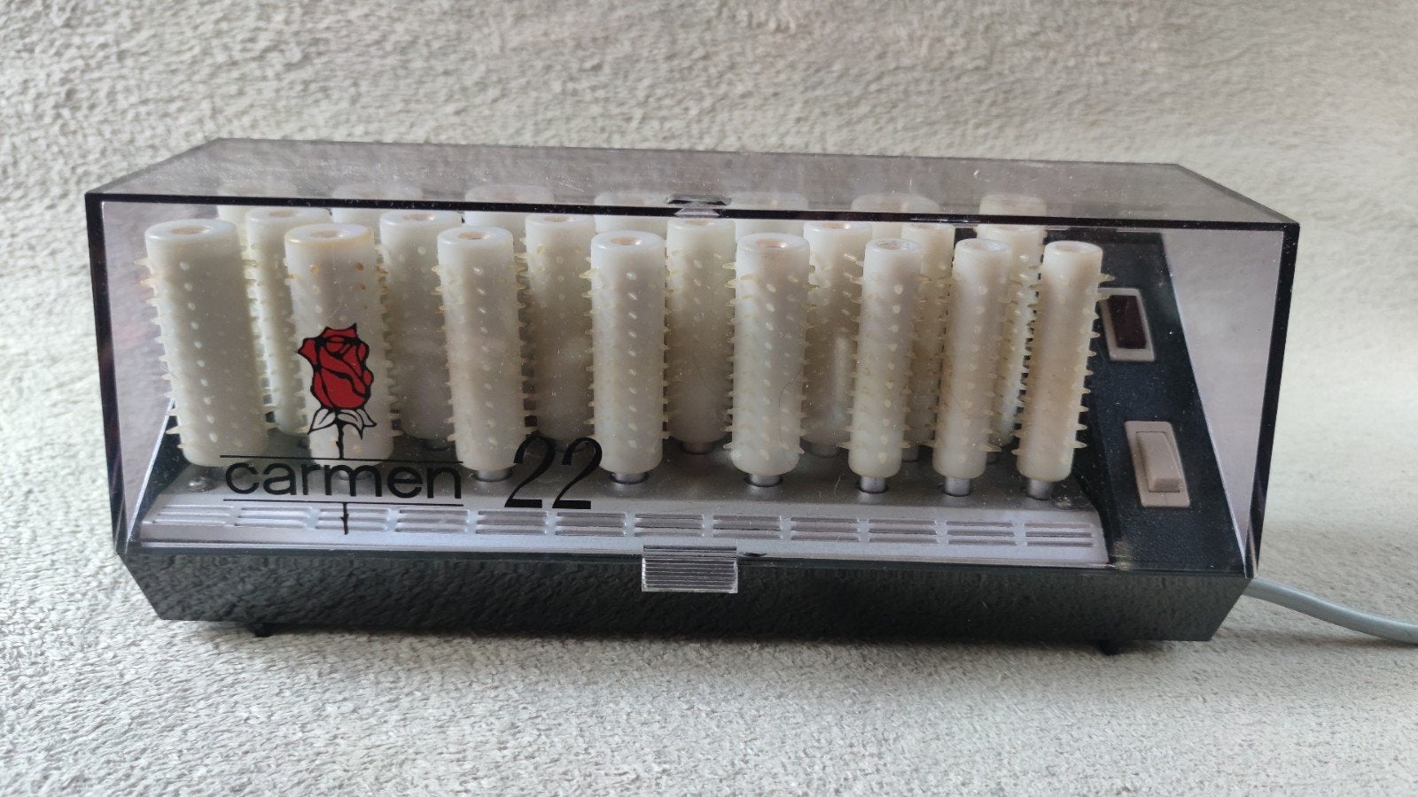 Carmen 22 krulset cm, curlers, met 22 rollers, Ophalen of Verzenden, Gebruikt