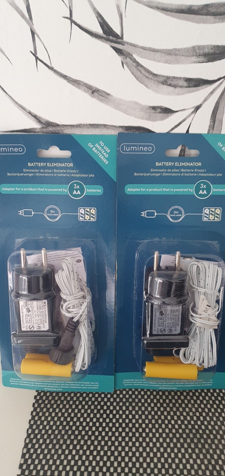 NIEUWE LUMINEO BATTERIJVERVANGERS..2x aaa en 2x aa, Ophalen of Verzenden