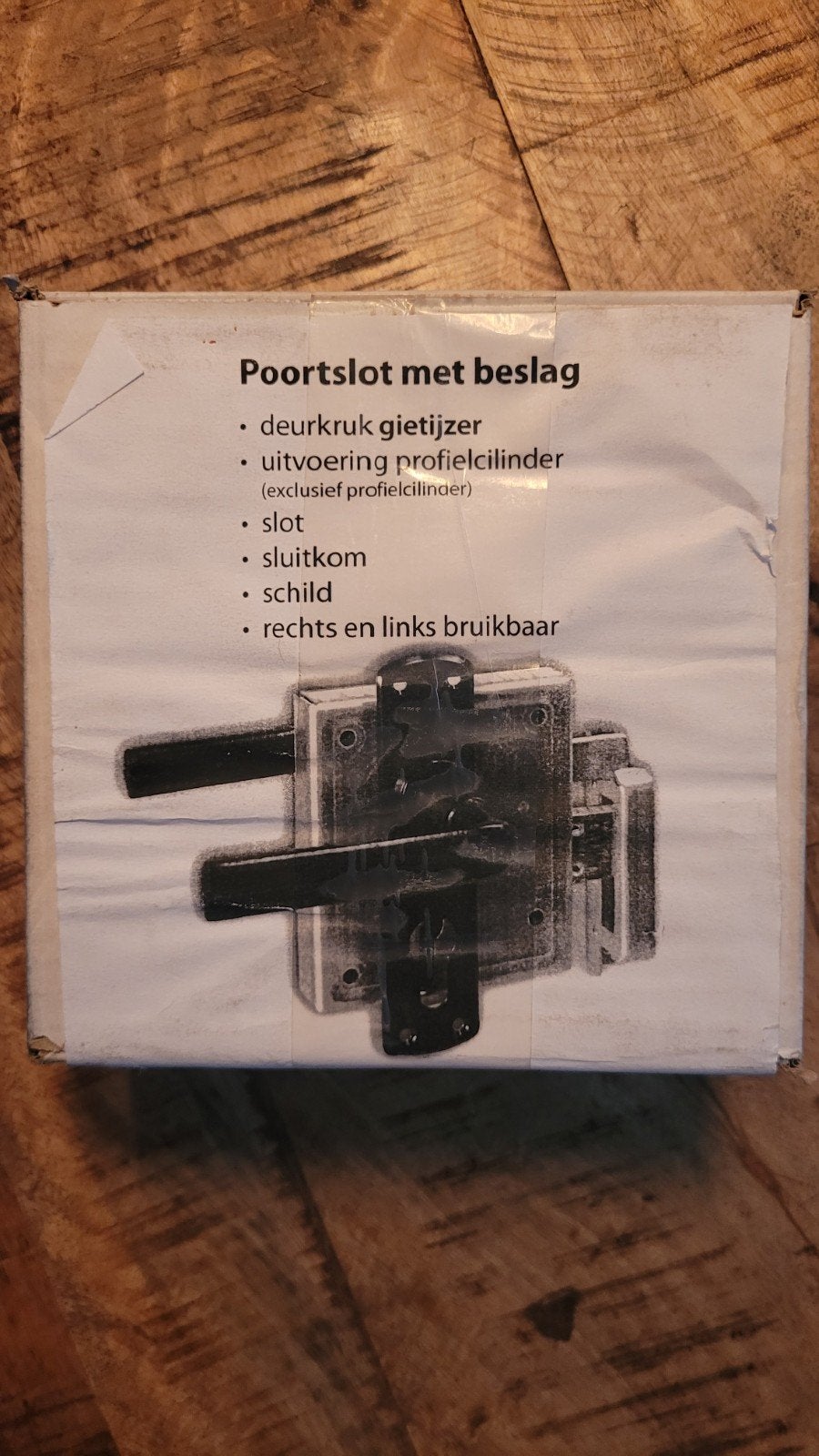 Poortslot met beslag, Ophalen, Nieuw, Klink of Kruk