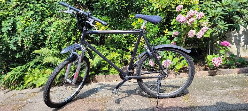 Reliable hybrid/commuter fiets, Gebruikt, Velgrem, Versnellingen, Minder dan 49 cm