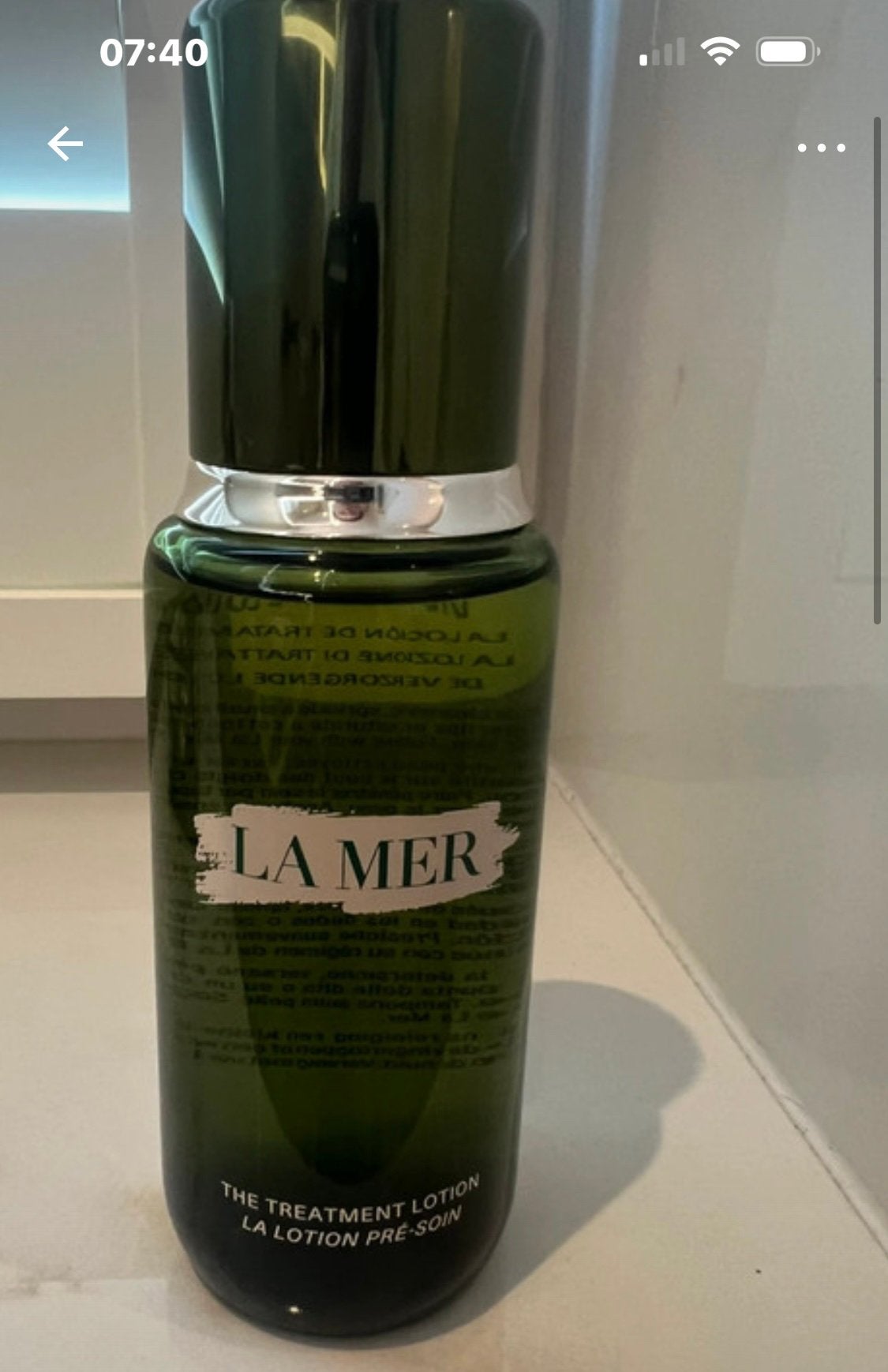 La Mer The Treatment Lotion Gezichtsverzorging, Sieraden, Tassen en Uiterlijk, Ophalen of Verzenden, Zo goed als nieuw, Gehele gezicht