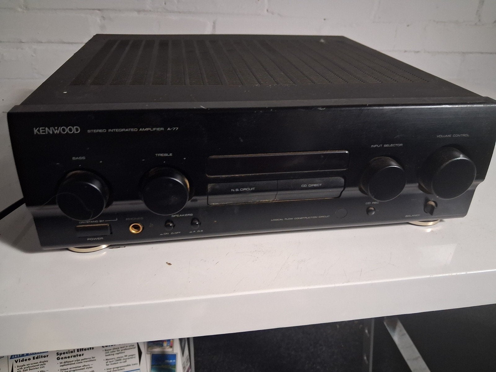 Kenwood A-77 Stereo Geïntegreerde Versterker, Ophalen of Verzenden