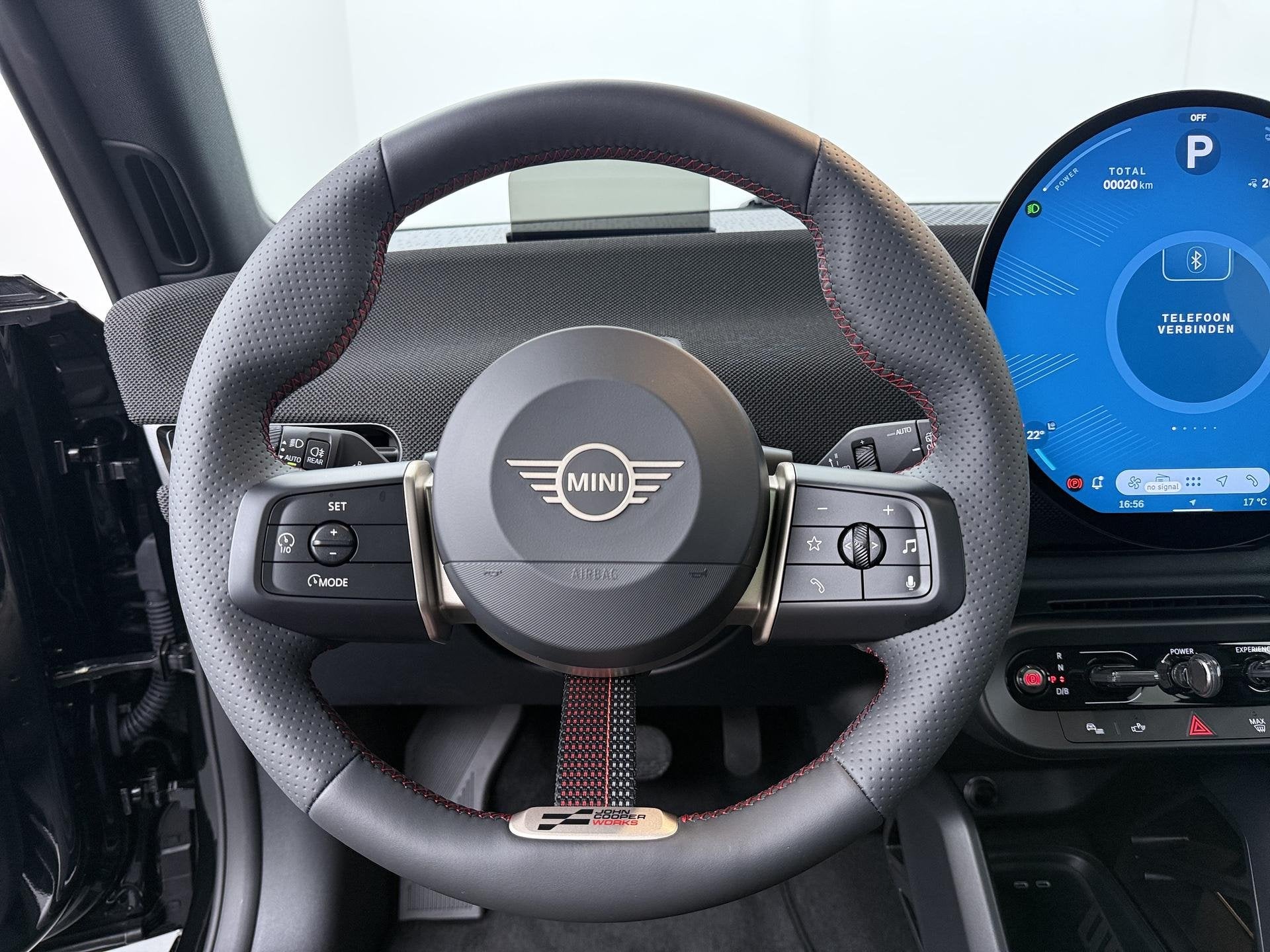 MINI 3-Deurs Cooper E | John Cooper Works Uitvoering + Pakke, Auto's, 41 kWh, 4 stoelen, Zwart, Nieuw