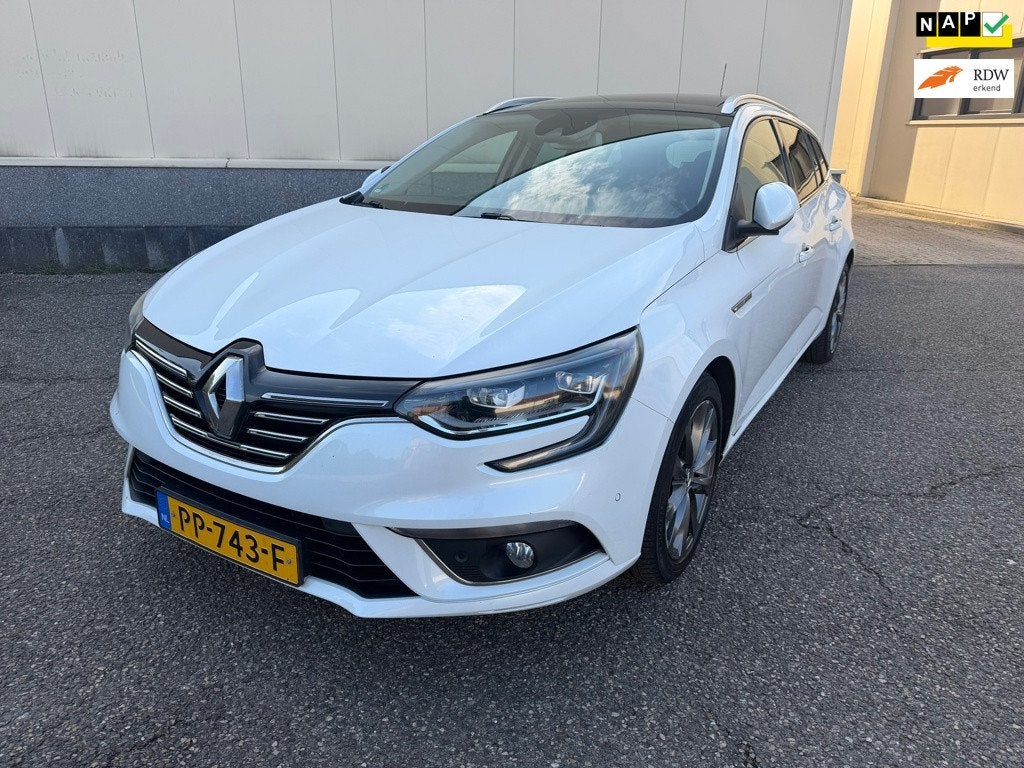 Renault Mégane Estate 1.5 dCi Série Signature Exclusiv, Auto's, Gebruikt, 4 cilinders, Wit, Diesel