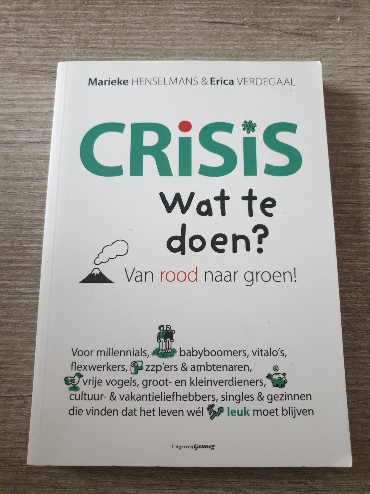 Crisis Wat te doen? Van rood naar groen! - Marieke Henselman, Ophalen of Verzenden, Gelezen, Marieke Henselmans & Erica Verdegaal