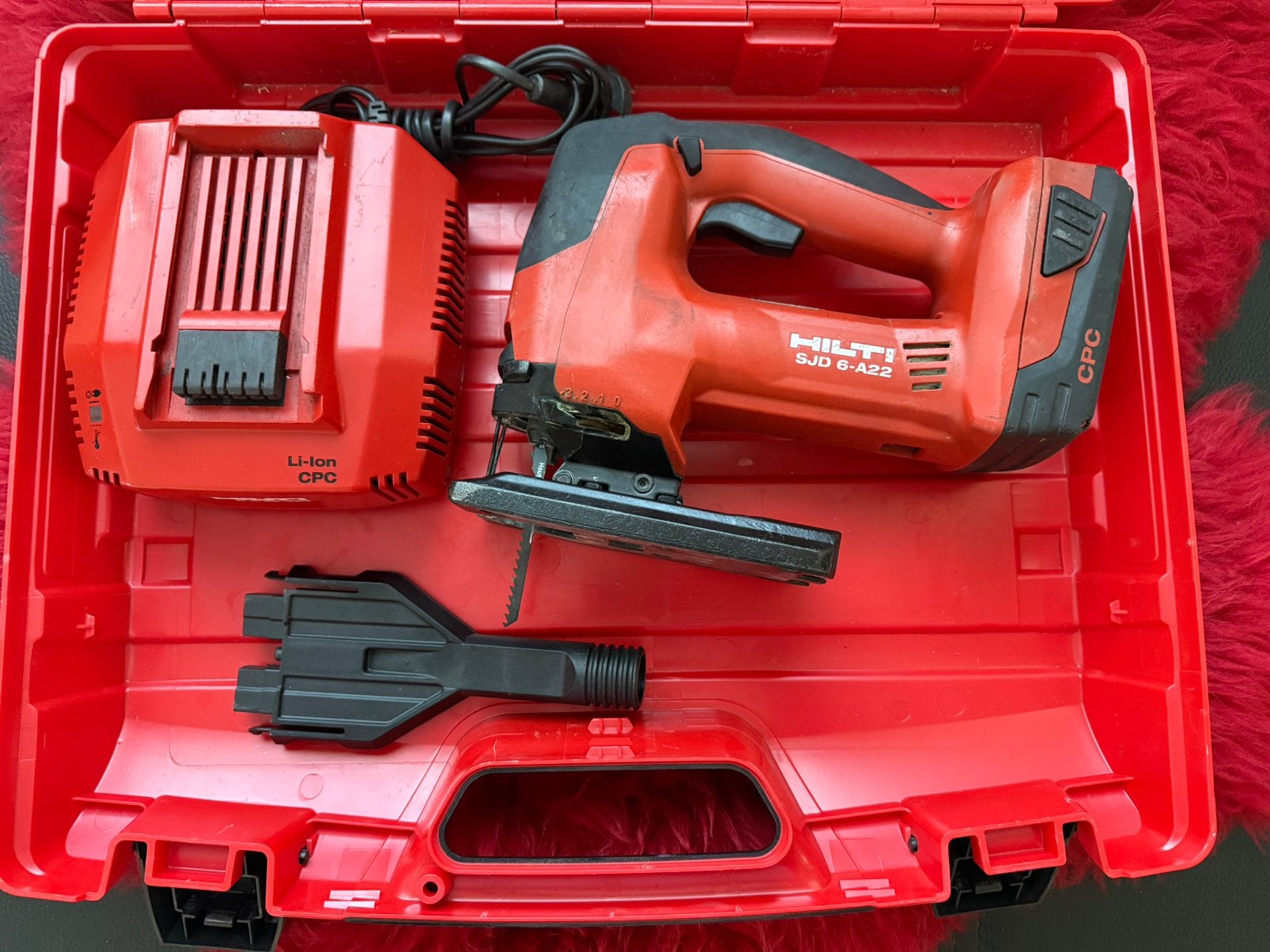 Hilti SJD 6-A22 accu decoupeerzaag, Ophalen, Gebruikt, Decoupeerzaag, 30 tot 70 mm