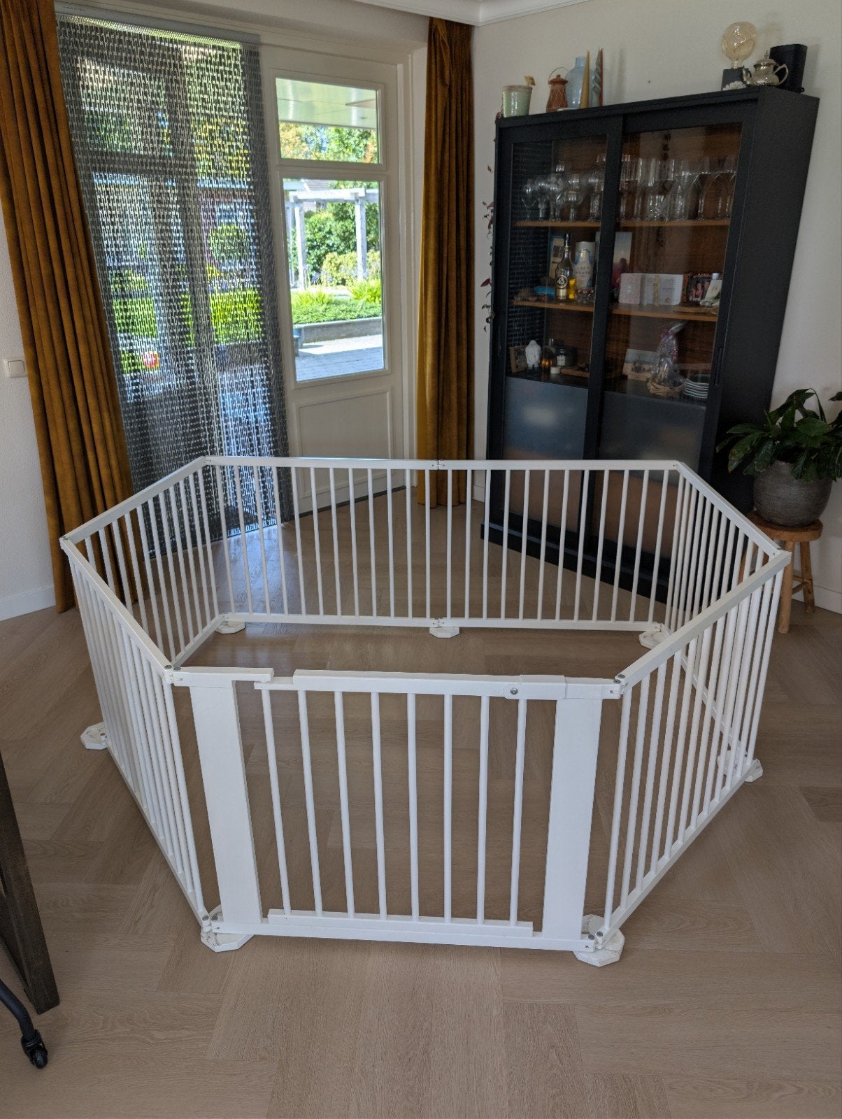 Grote stevige witte houten grondbox van Boxenland, Kinderen en Baby's, Ophalen, Gebruikt, Overige vormen