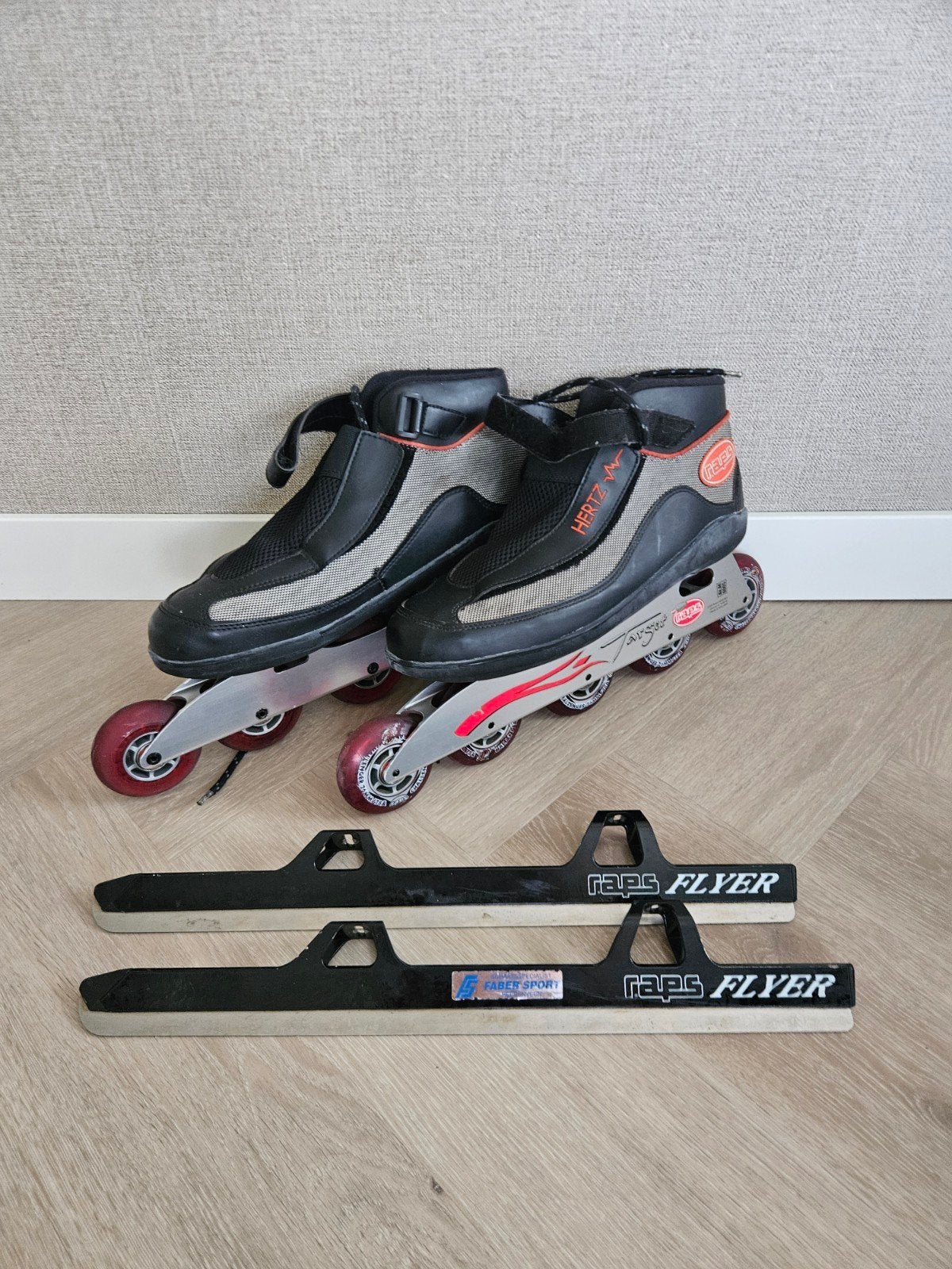 Raps Hertz schaatsen en skeelers maat 46, Sport en Fitness, Schaatsen, Ophalen of Verzenden, Zo goed als nieuw, Raps