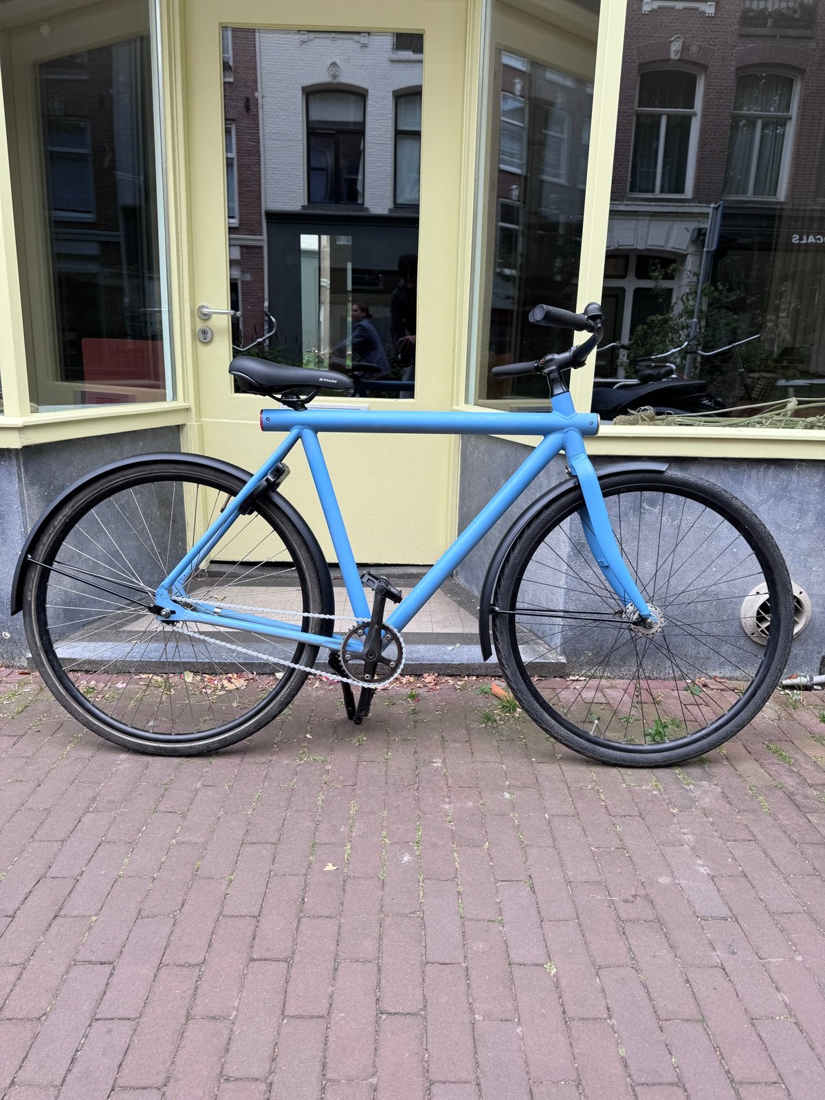 Vanmoof custom kleur, gerestaureerd, niet elektrisch, Terugtraprem, Zo goed als nieuw, 61 tot 65 cm, Ophalen