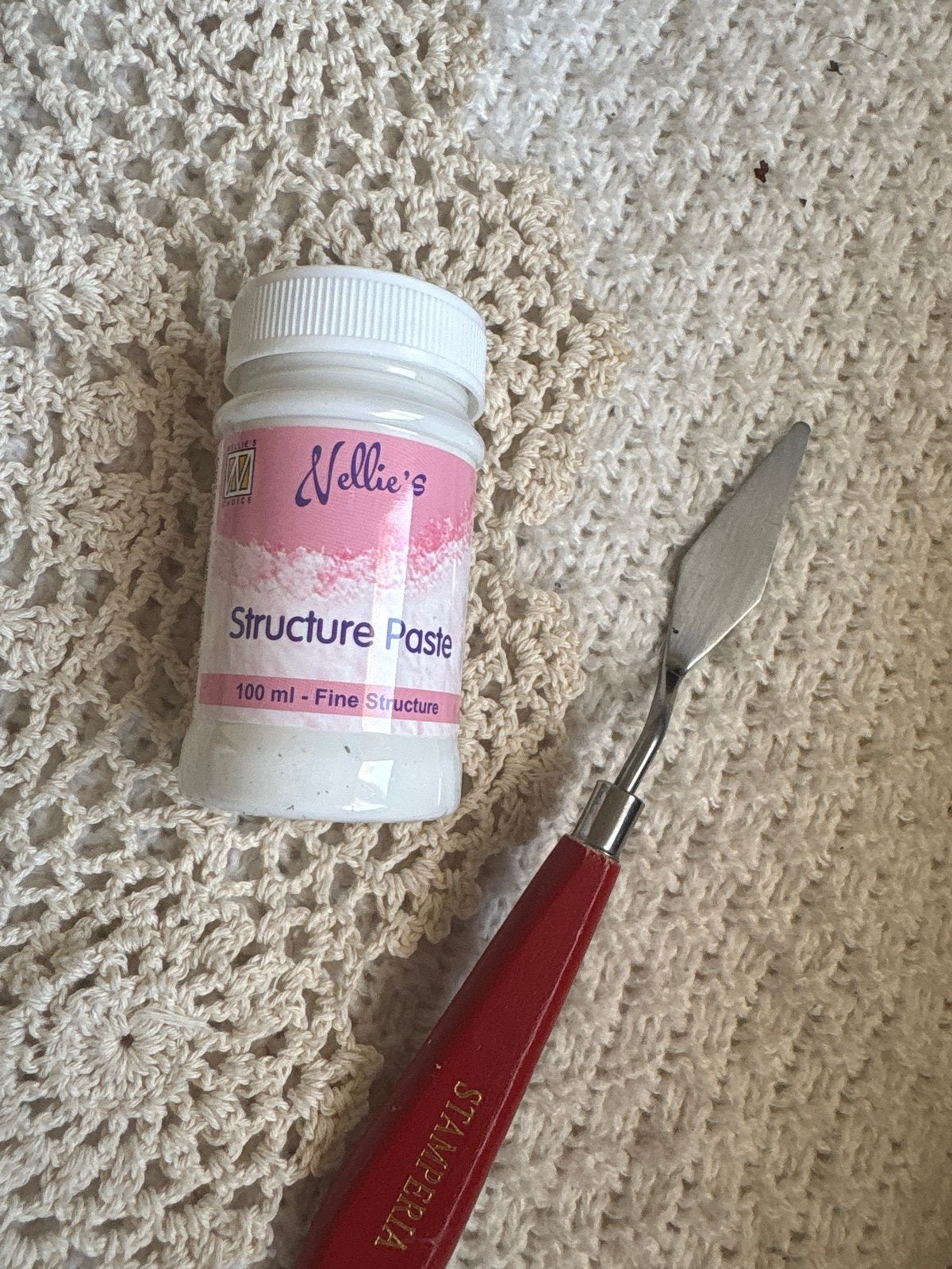 Nellie's Structure Paste & Stamperia Paletmes, Hobby en Vrije tijd, Verzenden, Zo goed als nieuw, Overige typen