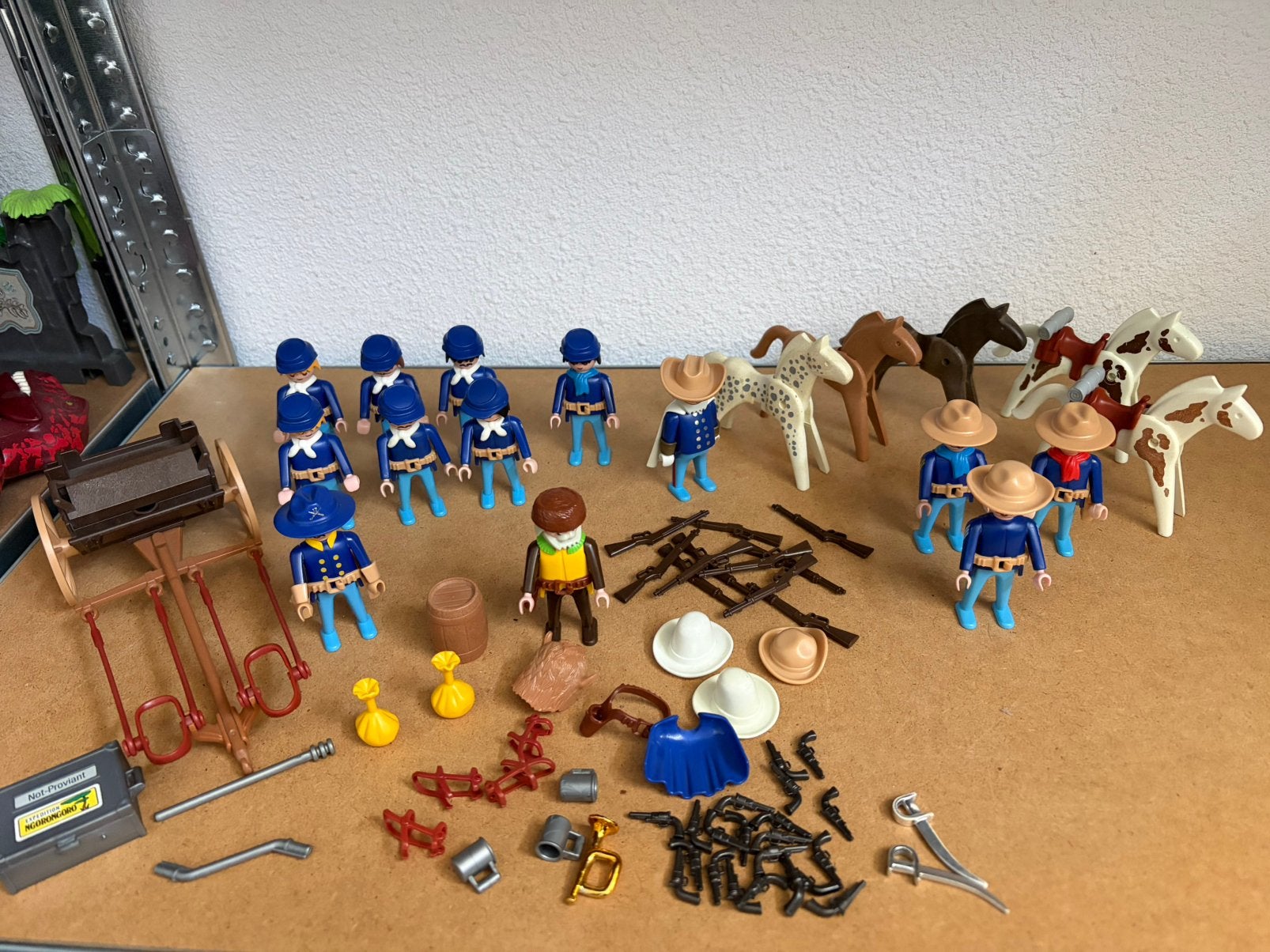 Playmobil onderdelen western noordelingen, Ophalen, Zo goed als nieuw