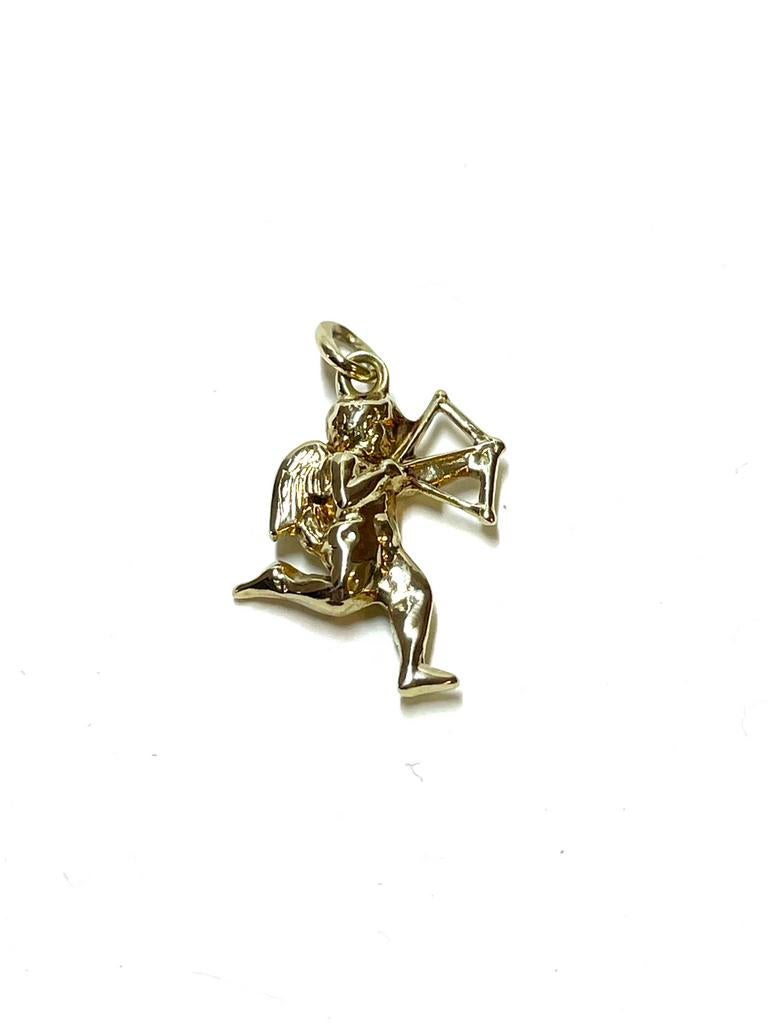 14k gouden boogschutter hanger, Overige voorstellingen, -, -, Ophalen of Verzenden