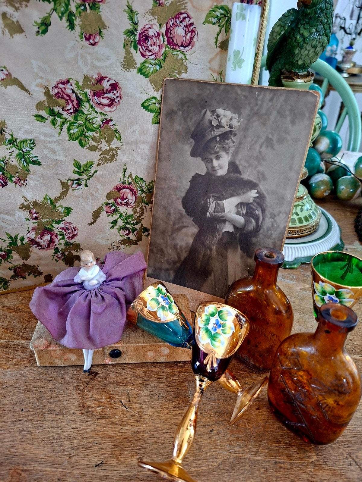 franse brocante oa engelen vleugeltjes bois dore, Ophalen of Verzenden