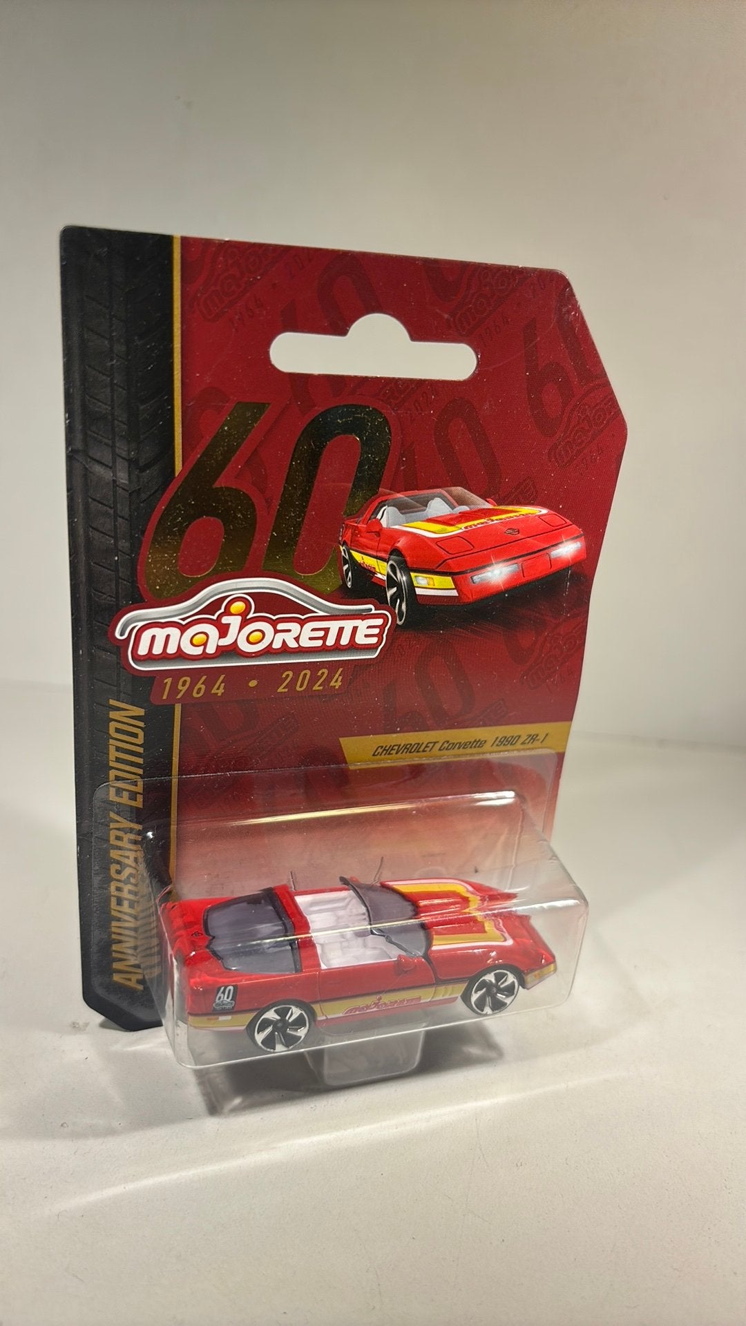 Chevrolet Corvette 1990 zr-1 majorette 1.64, Auto, Ophalen of Verzenden, A, A