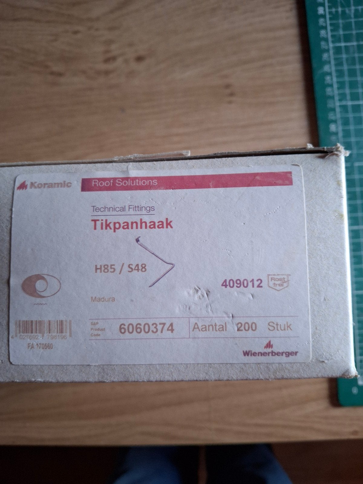 tikpanhaken Koramic H85 / S48, Nieuw, Ophalen of Verzenden, 15 m² of meer, Dakpannen