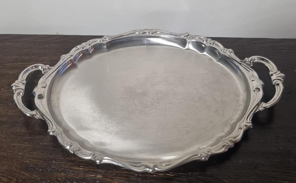Vintage Motta Inox Barocco Serveerschaal - Italiaans Design, Ophalen of Verzenden