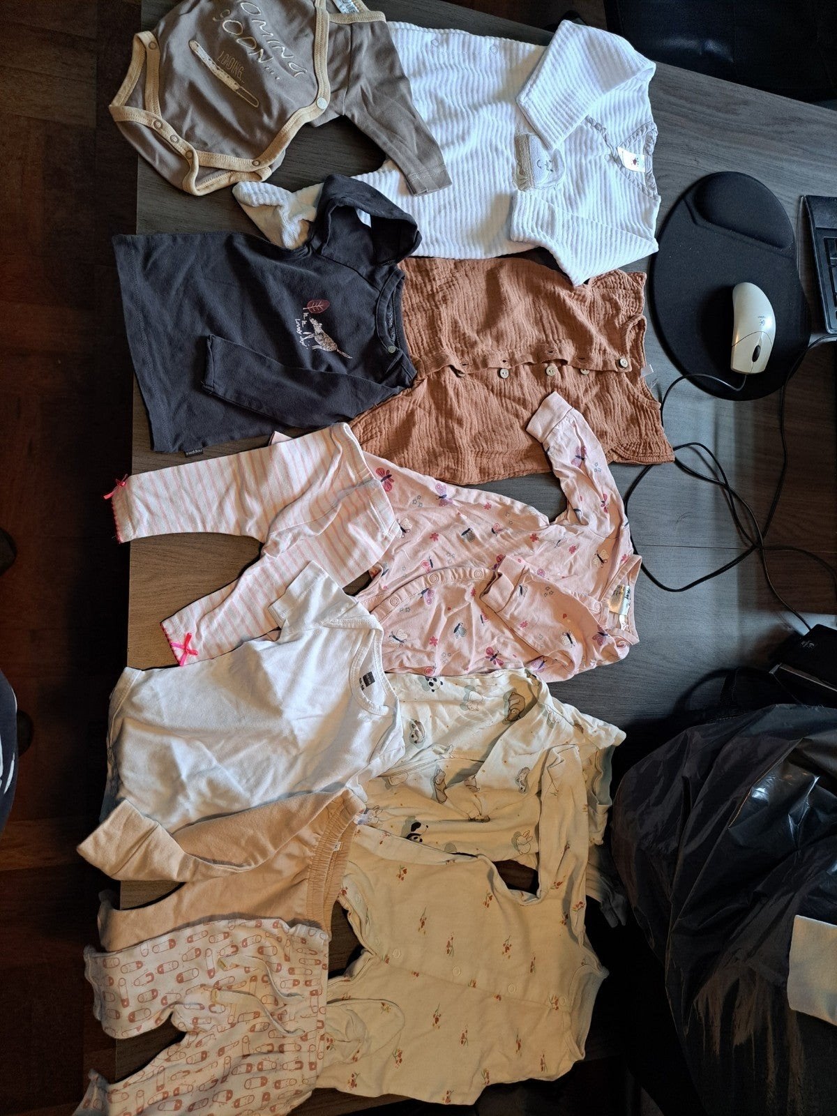 Babykleding maat 50, 56 en 62. Grote vuilniszak vol, Ophalen of Verzenden, Jongetje of Meisje