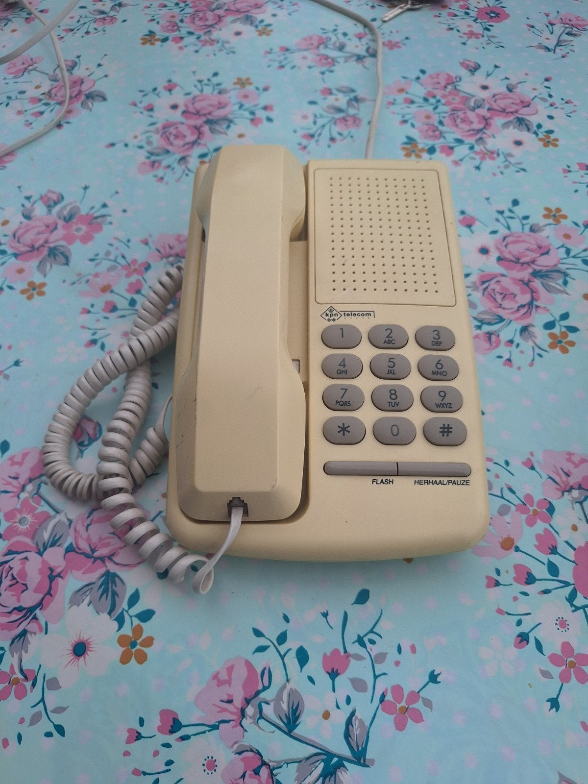 KPN Telecom Bordeaux Telefoon - Vintage Wit, Ophalen of Verzenden, Gebruikt