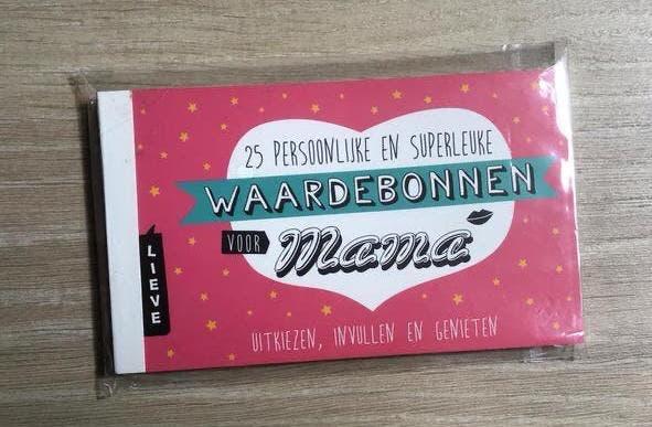 Moeder cadeau bonnen boekje €2,50, Tickets en Kaartjes, Eén persoon, Cadeaubon