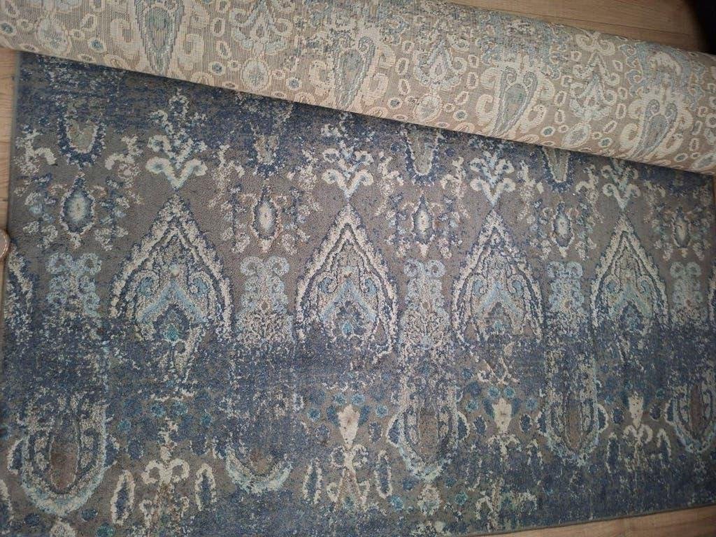 KLEED GRIJS/BLAUW LOMIRA 160x235, Ophalen, Grijs, 150 tot 200 cm, 200 cm of meer