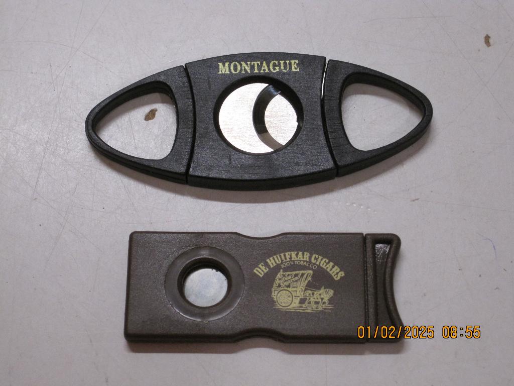 sigaren knipper 2 stuks in 1 koop met reclame (331), Ophalen of Verzenden, Gebruikt, Overige typen