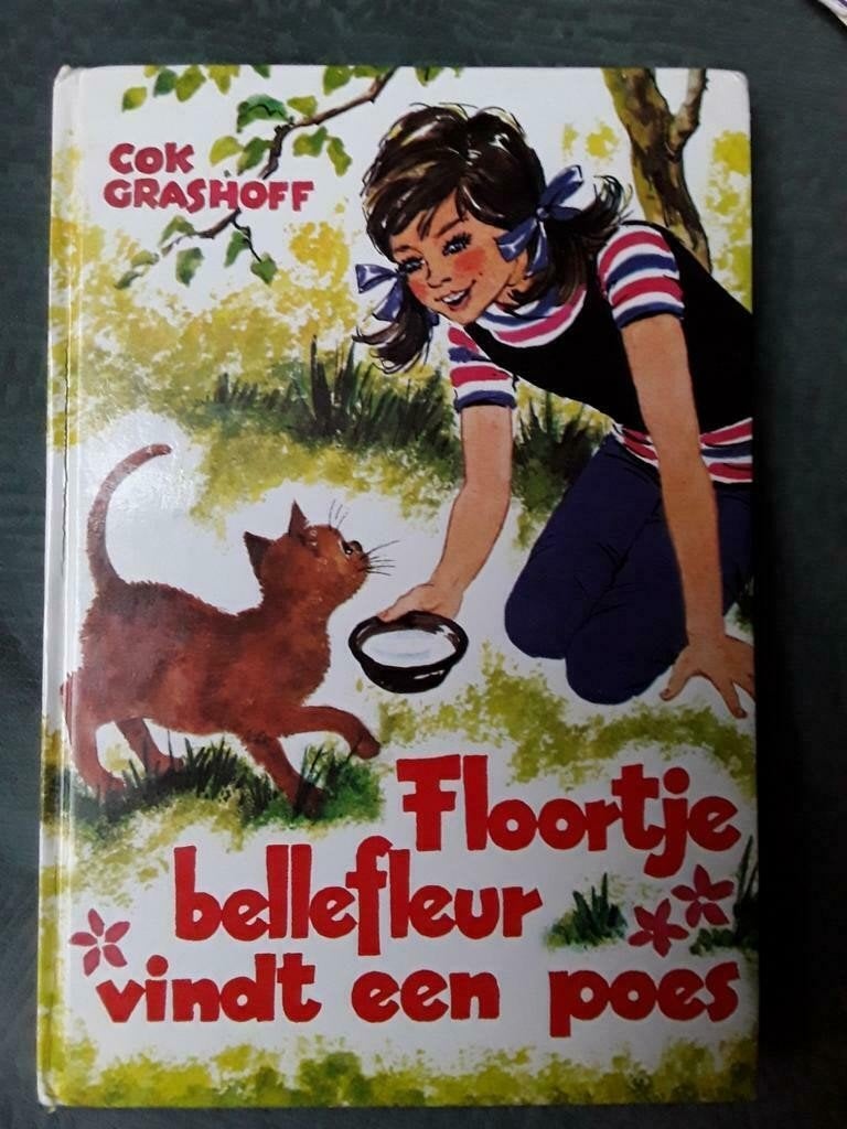 Floortje Bellefleur vindt een poes - Klassiek kinderboek, Ophalen of Verzenden, Gelezen, Cok Grashoff, Fictie algemeen