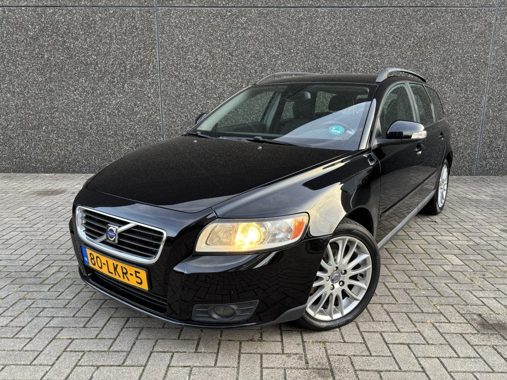 Volvo V50 2.0  2010 Zwart, Auto's, Stof, Zwart, 4 cilinders, 1283 kg