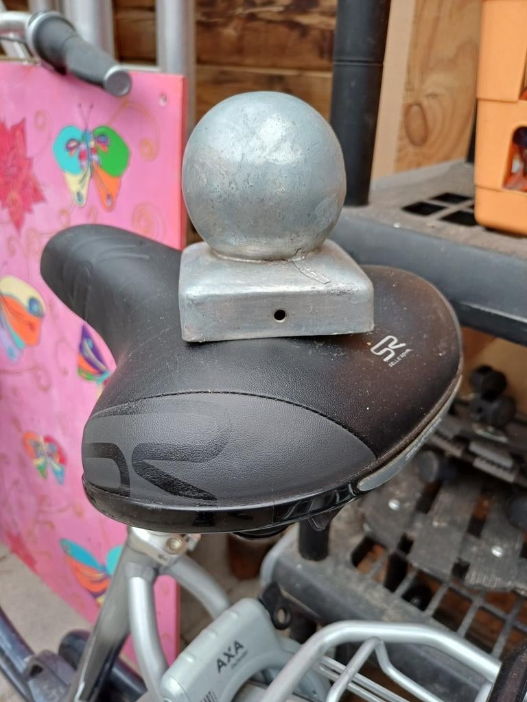 Metalen bol voor hekwerk of decoratie, Ophalen of Verzenden, Gebruikt