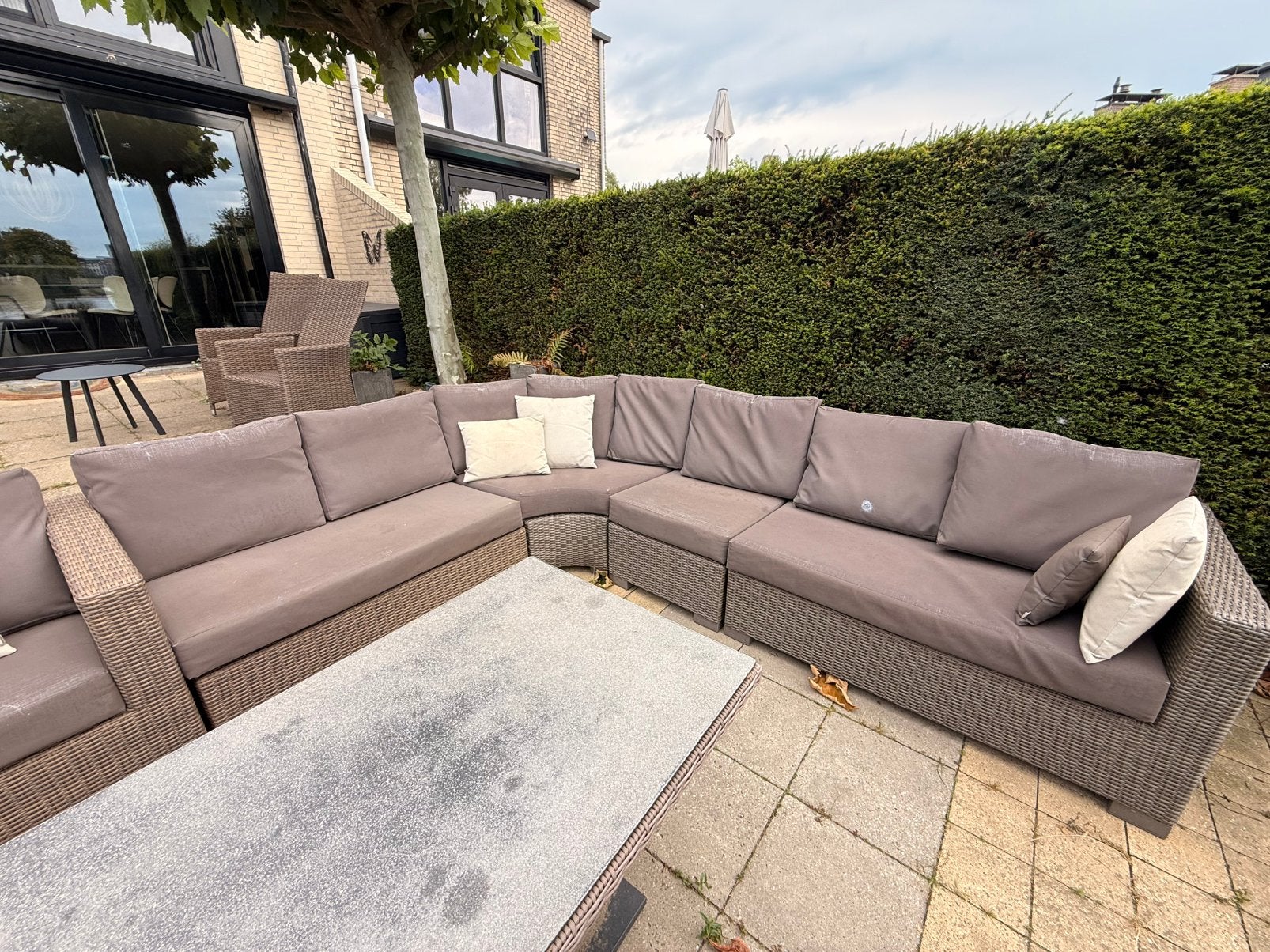 All weather tuinkussens, Tuin en Terras, Ophalen, Gebruikt, Overige materialen, Bank