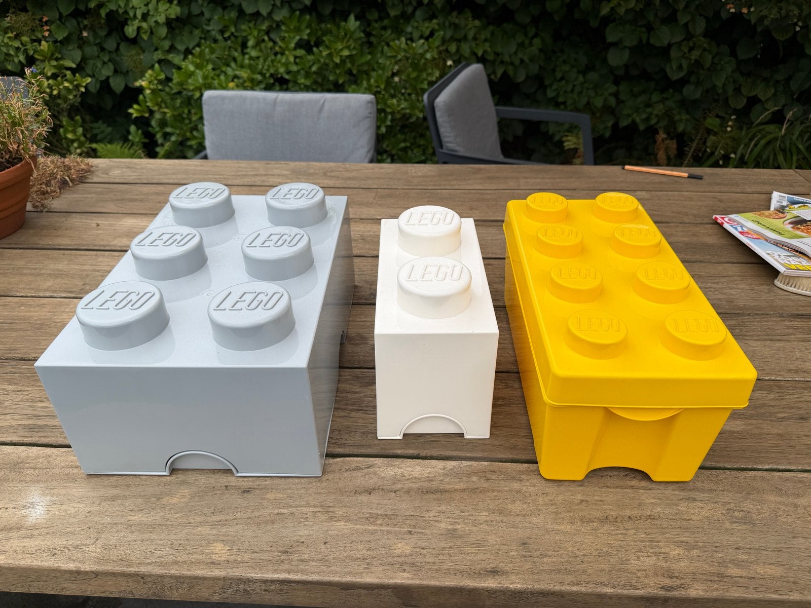 5x Lego opbergboxen - Diverse maten en kleuren, Kinderen en Baby's, Ophalen, Gebruikt, Lego, Overige typen