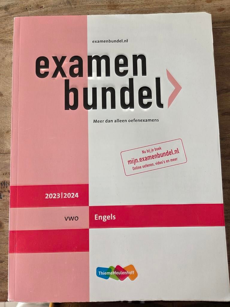 Examenbundels VWO Engels + Nederlands.  OEFENEXAMENS, Boeken, Schoolboeken, Ophalen of Verzenden, Zo goed als nieuw, HAVO, Engels