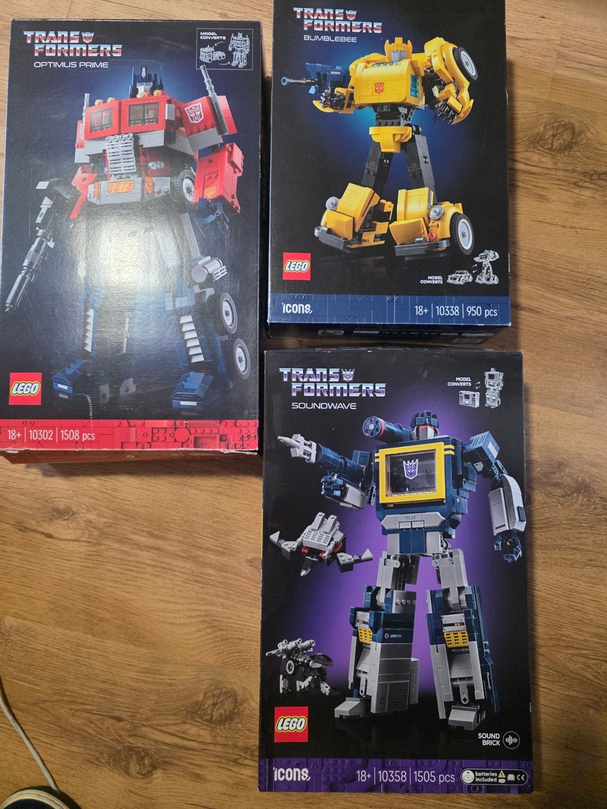 LEGO Transformers Optimus Prime, Bumblebee & Soundwave, Ophalen of Verzenden