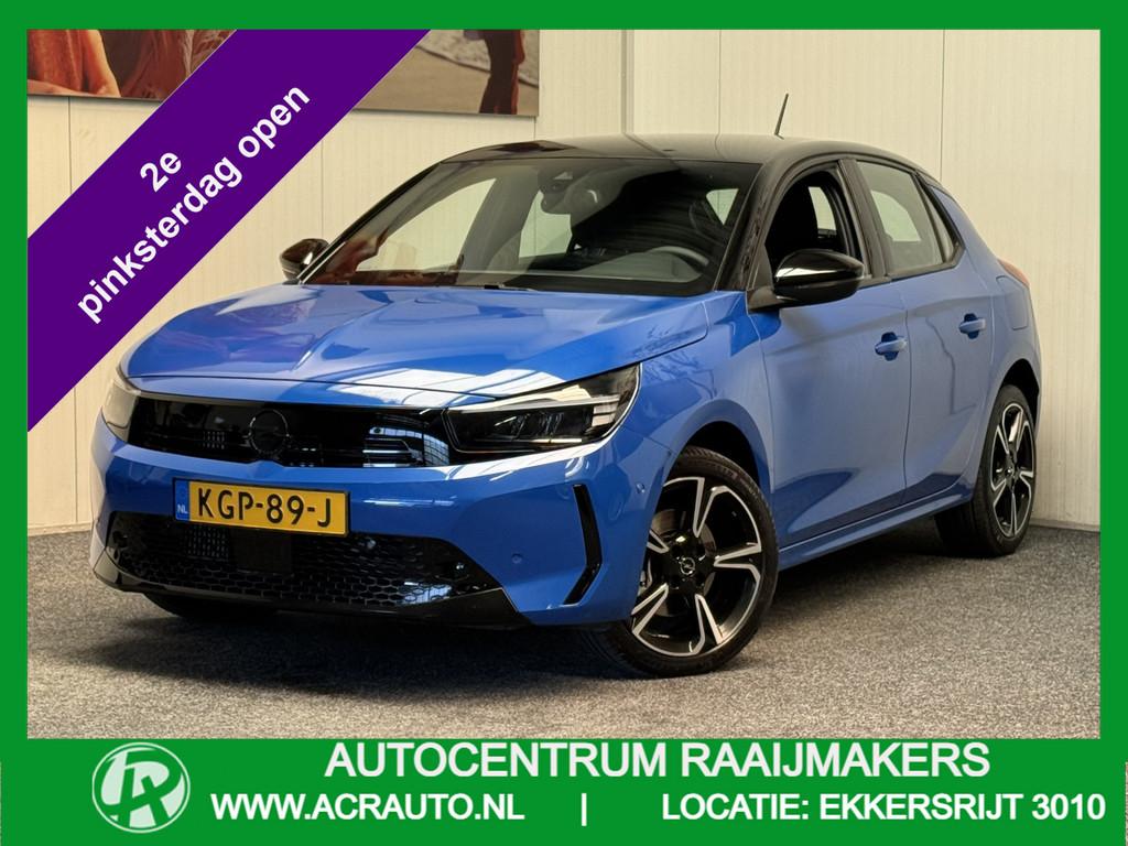 Opel Corsa 1.2 TURBO GS NAVIGATIE VIA APPLE CARPLAY/ANDROID, Auto's, Opel, Voorwielaandrijving, Stof, Gebruikt, 1199 cc