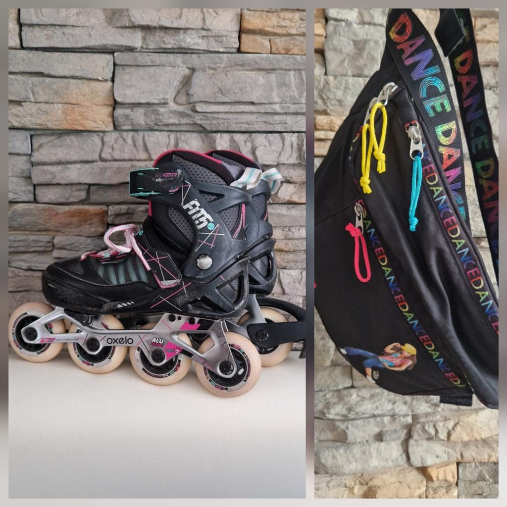 Oxelo skates maat 32 - 35, Ophalen of Verzenden, Verstelbaar, Gebruikt, Kinderen