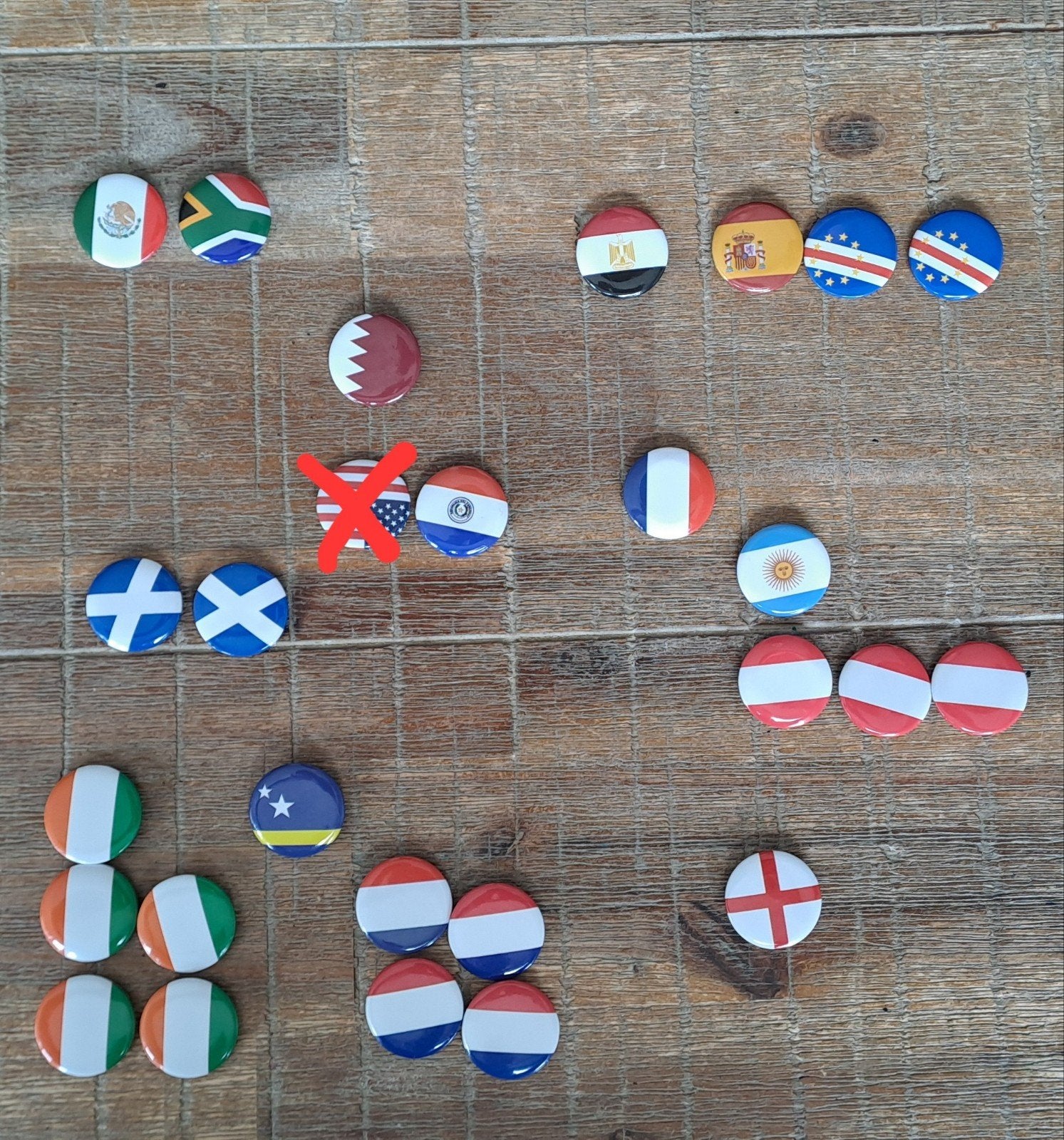 WK buttons Dekamarkt ruilen, Ophalen, Overige onderwerpen