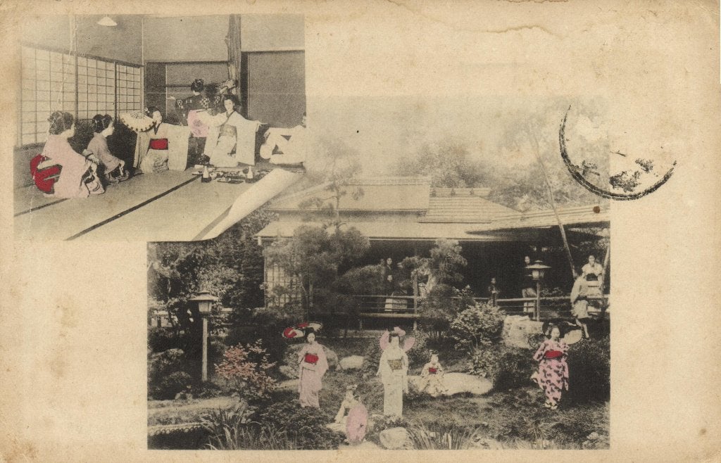 Japan geisha ansichtkaart 10, Verzenden, Voor 1920, Ongelopen, Buiten Europa