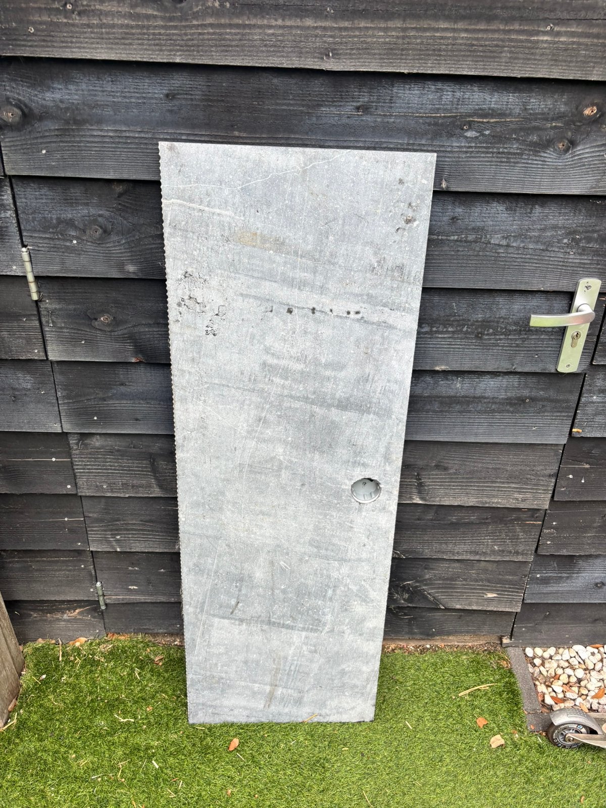 Marmeren plaat 131x41x2 cm, Doe-het-zelf en Verbouw, Platen en Panelen, Ophalen, Overige materialen, 20 tot 50 mm