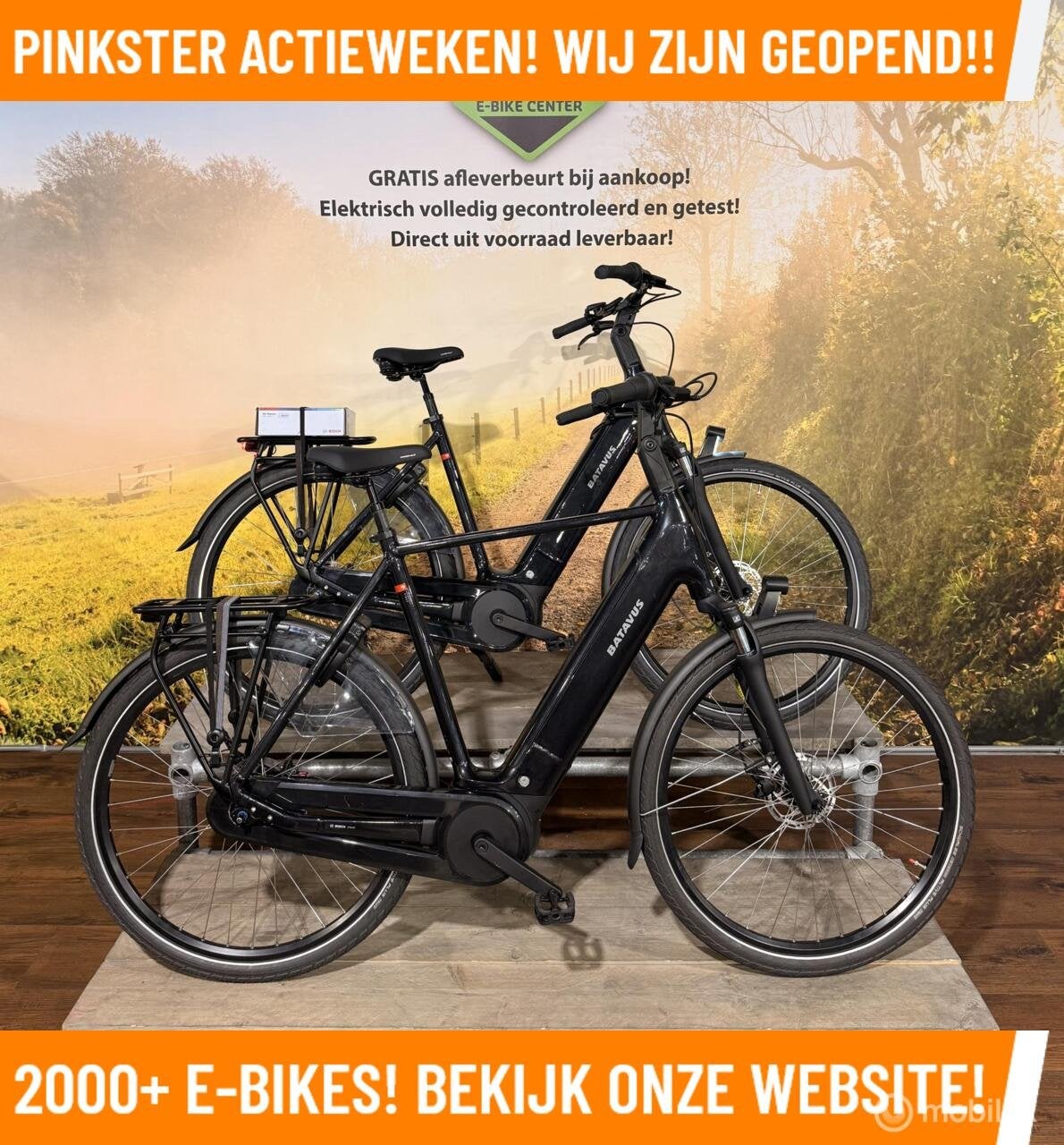 GROOTSTE FIETSEN ZAAK NOORD NEDERLAND MAGAZIJN OPRUIMING!, Fietsen en Brommers, Elektrische fietsen, Nieuw, Batavus