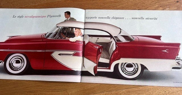 18 Ford, Oldsmobile, Plymouth USA over-sized brochures, Ophalen of Verzenden, Zo goed als nieuw, Ford