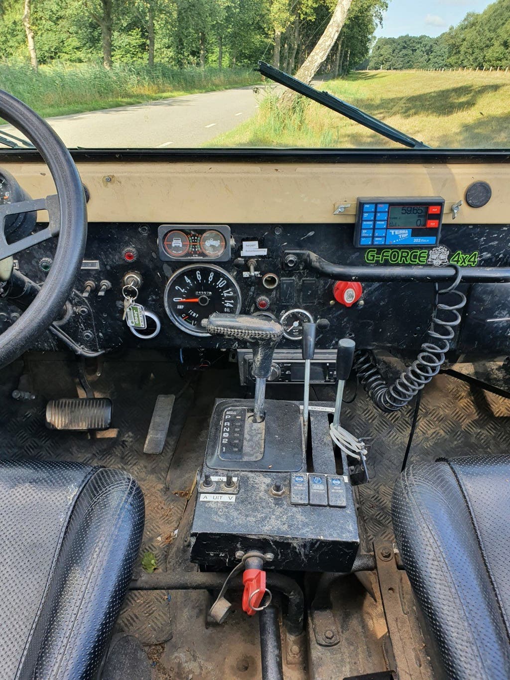 Jeep cj 5 , v8 4x4 met kenteken, foto 10
