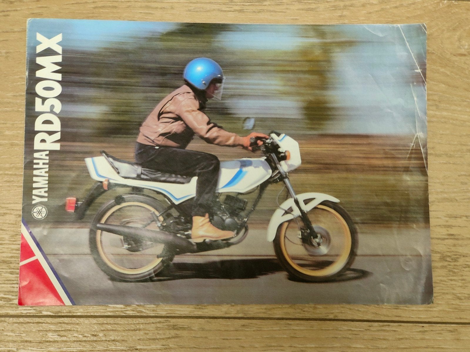 Bromfiets folder Yamaha RD50MX, Ophalen of Verzenden, Gebruikt