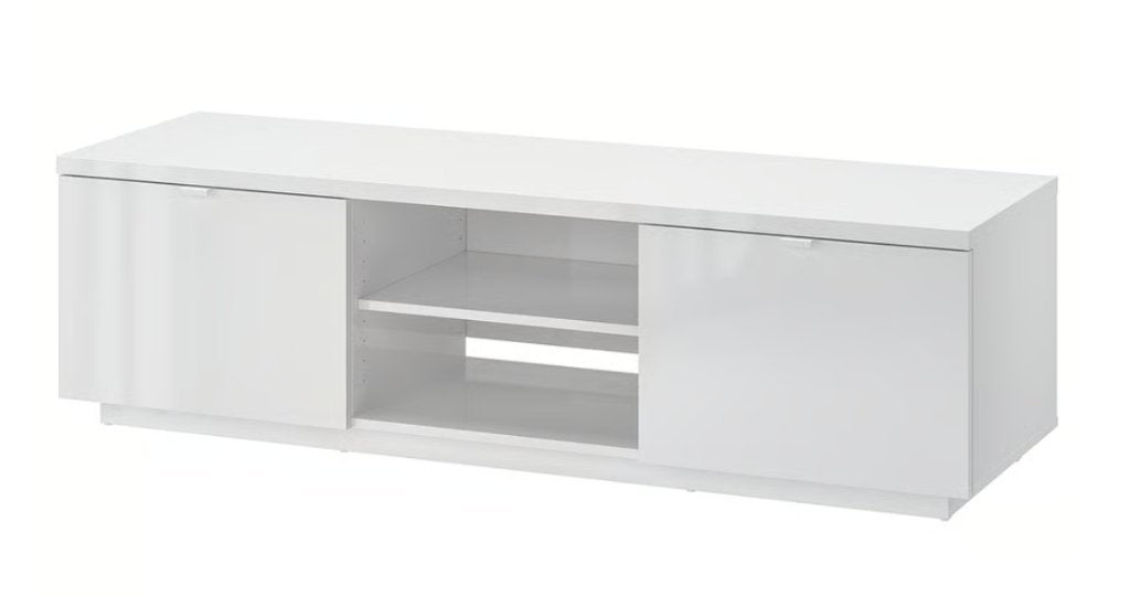 IKEA BYÅS tv-meubel 160 cm – vanaf december, Huis en Inrichting, Ophalen, Gebruikt, Modern, Scandinavisch, 150 tot 200 cm