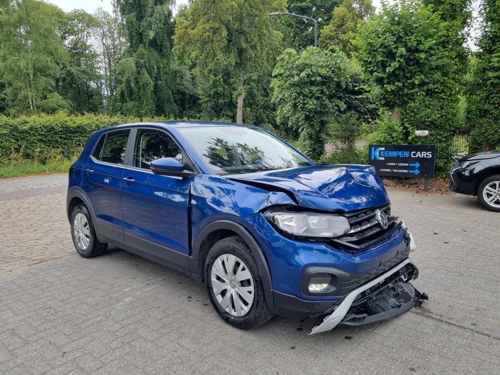 Volkswagen T-Cross 1.0 TSI Style (bj 2020), Auto diversen, Schadeauto's, Volkswagen, Handgeschakeld, Benzine, SUV of Terreinwagen