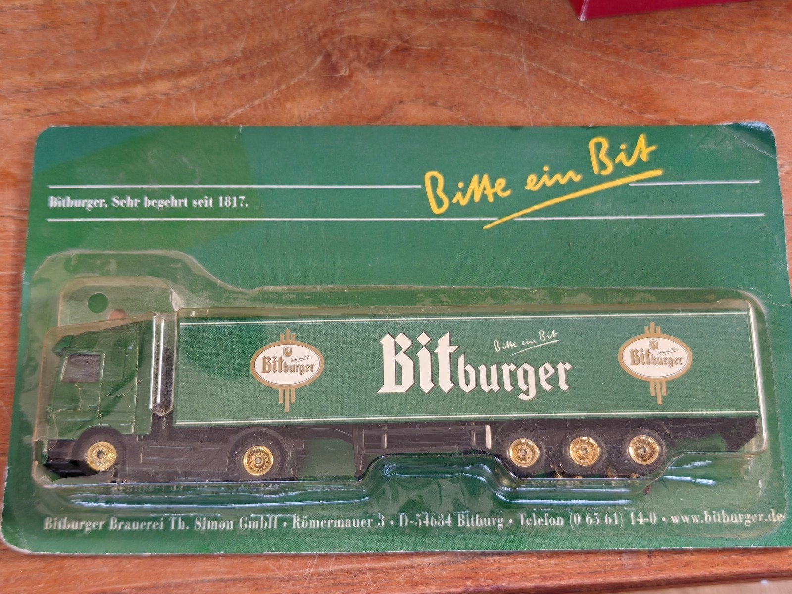 Bitburger vrachtwagen model - Nieuw in verpakking, Overige merken, 1:32 tot 1:50, Nieuw, Ophalen of Verzenden