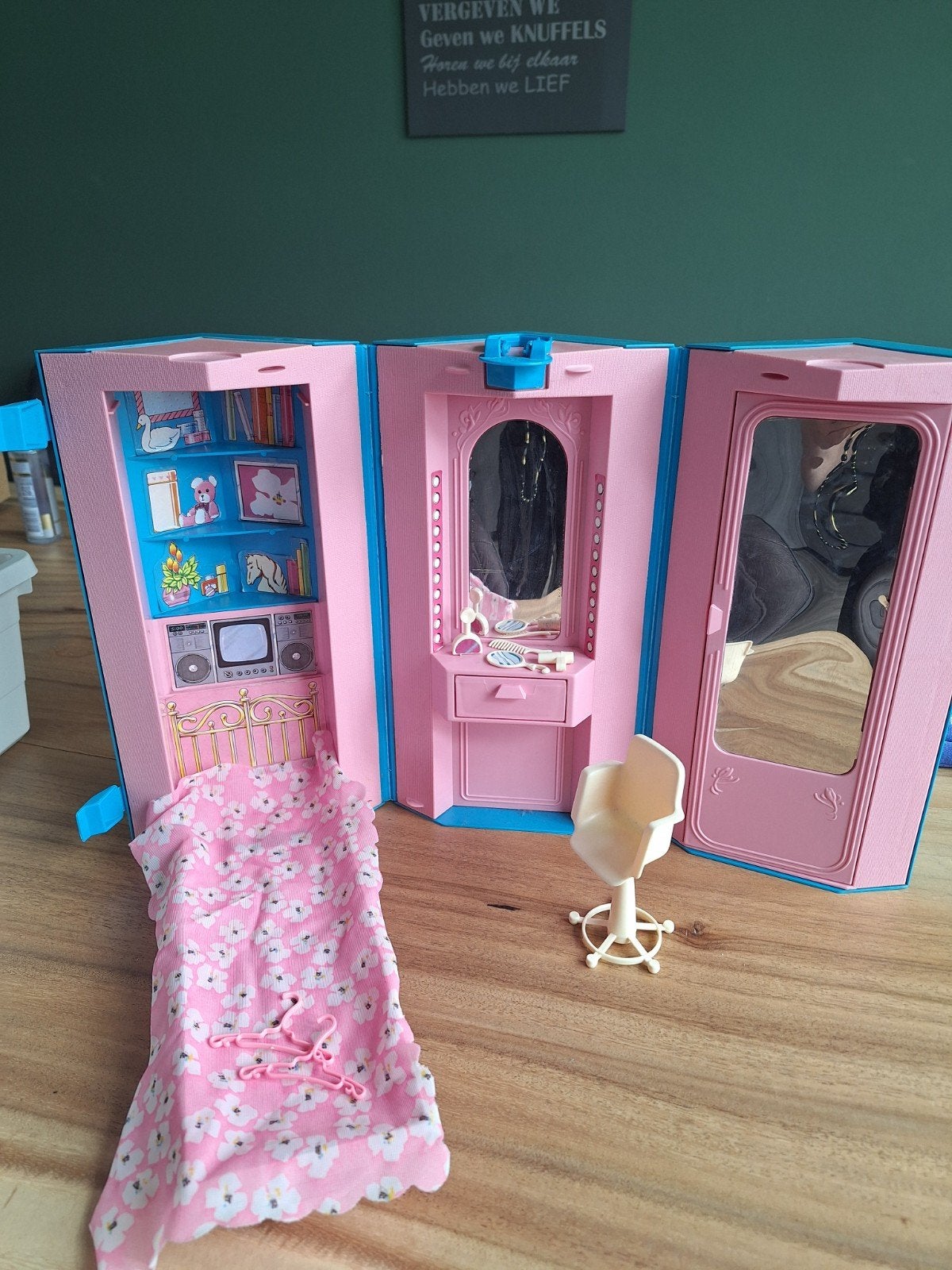 Vintage Barbie Home & Office Speelset uit 1984, Ophalen, Gebruikt, Barbie