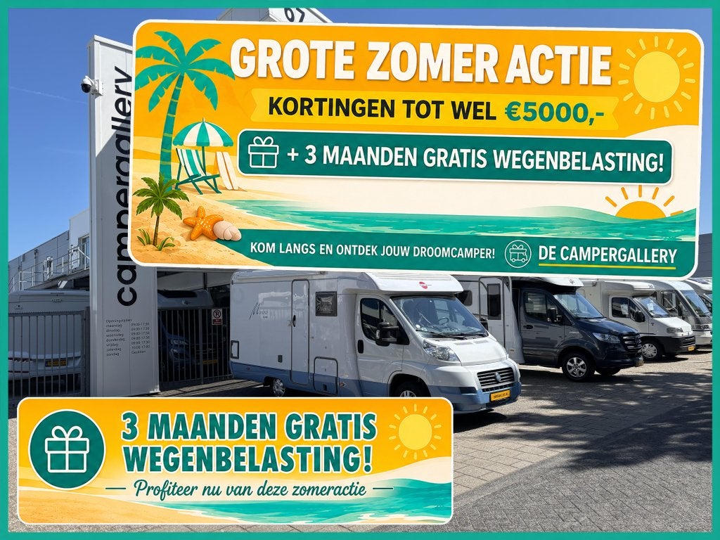 Bürstner Marano 580T FRANSBED + FACE TO FACE ZIT ZONNEPANEE, Ringverwarming, Fiat, Bedrijf, Tot en met 3