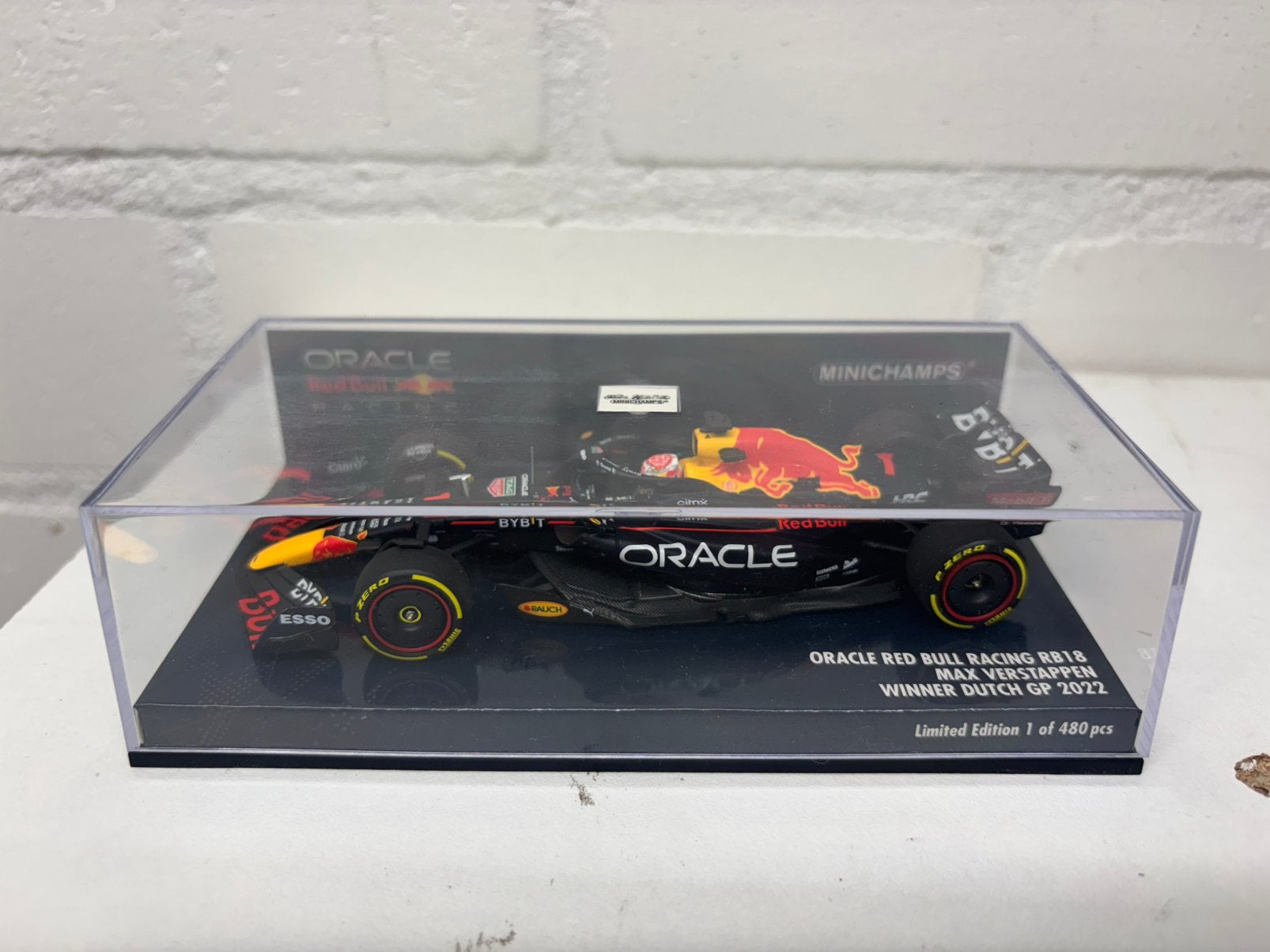 Max verstappen RB18 zandvoort 2022 1:43 model, Ophalen of Verzenden, Zo goed als nieuw, Formule 1
