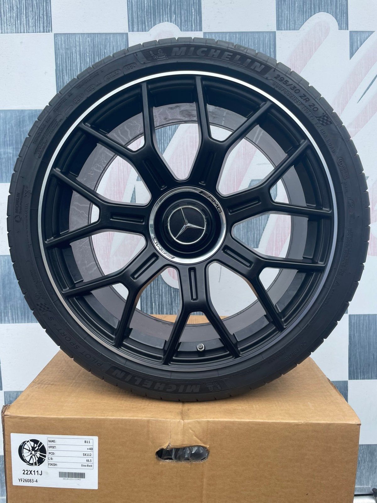 20” Mercedes E KLASSE velgen W213 W214 + michelin 6,5m PS 4
